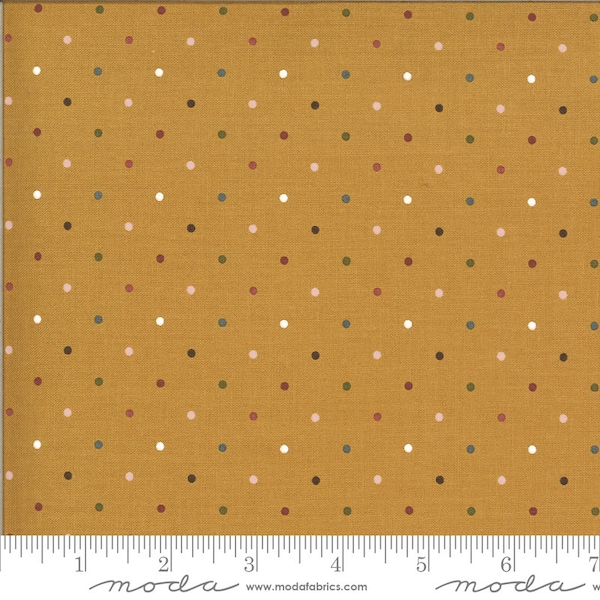 Moda Fabric - Folktale - Lella Boutique - Magic Dot Golden #5124 16 - 50cm