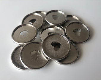Kunststoff Planer Scheiben - Medium (35 mm) - Silber - Set von 11