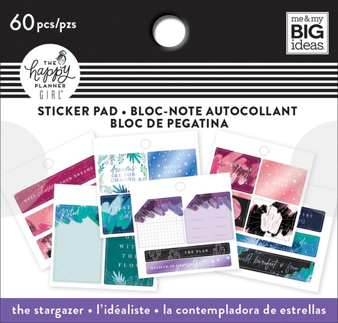 Happy Planner Sticker Pack - Glam Girl Design, 30 Decorative Sheets For Planners & Journals
