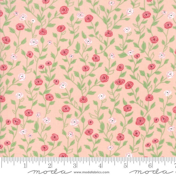 Moda Fabric - Bloomington - Lella Boutique - Posie Pink #5112 15 - 50cm