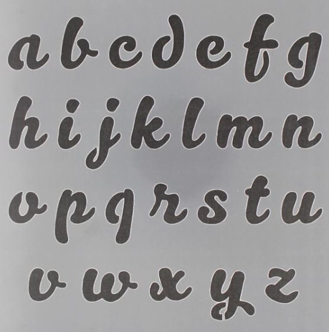 Paper Accents Bullet Journaling Stencils Casual Script Etsy