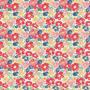 ライリー ブレイク ファブリック - ヴィンテージ ハッピー 2 - ロリ ホルト - メイン レッド #C9130R-RED - 50 cm (1/2 ヤード強)