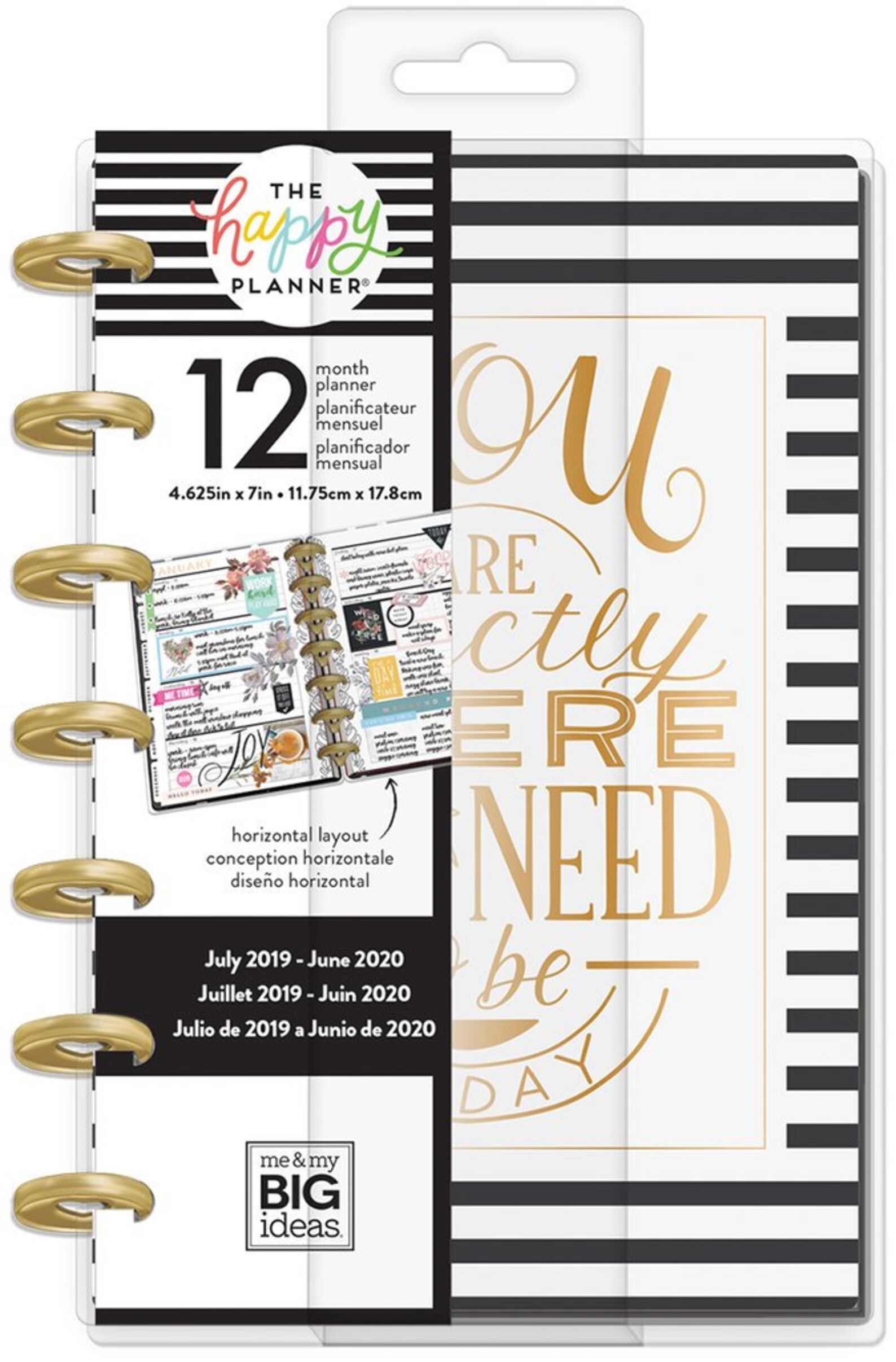 Me and My Big Ideas Mini Happy Planner Black &amp; White Sugar - Etsy