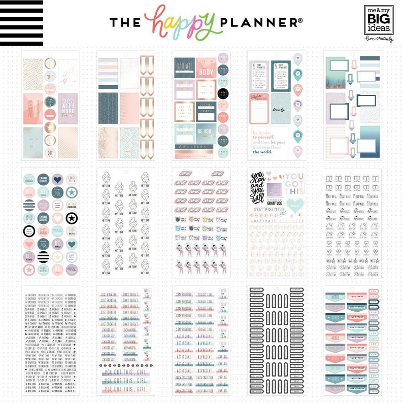 The Happy Planner Me and My Big Ideas Value Pack Stickers | Etsy