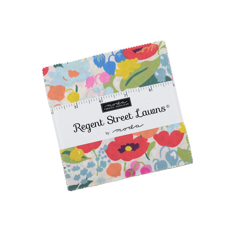 Regent Street Lawns Moda Fabric Precuts Charm Pack