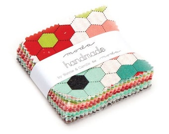 Moda Fabric Precuts - Mini Charm Pack - Handmade - Bonnie & Camille