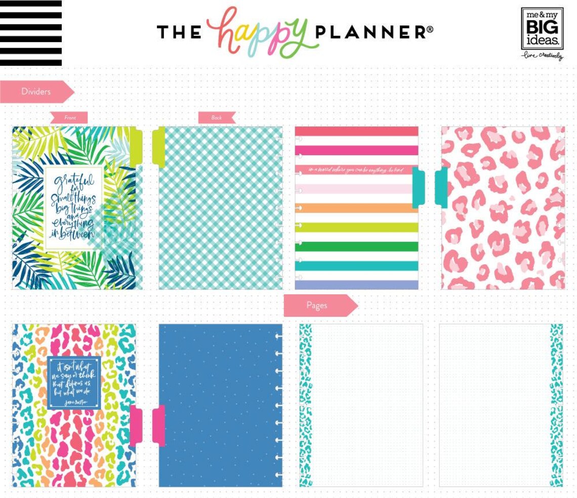The Happy Planner - Me and My Big Ideas - Happy Notes - A Little Splash ...