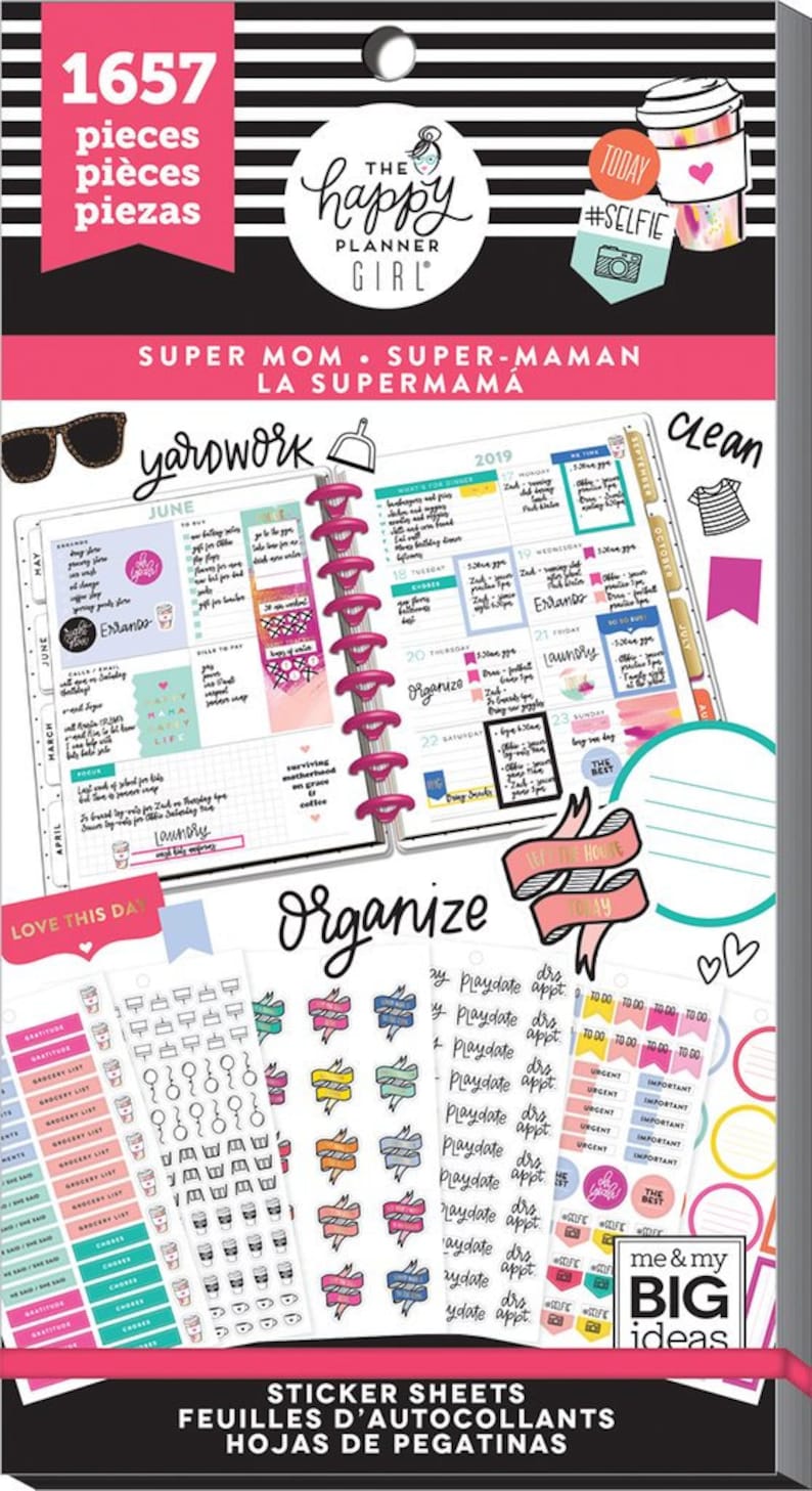 Happy Planner Me and My Big Ideas Sticker Book Value Etsy Australia