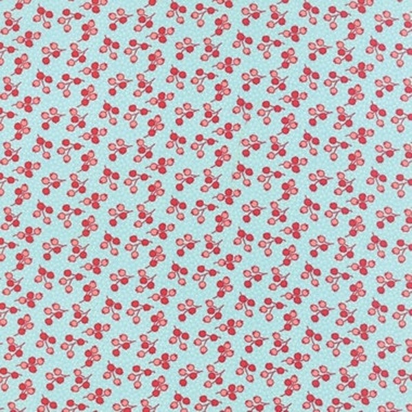 Moda Fabric - Little Ruby - Bonnie & Camille - Aqua #55133 12 - 50cm