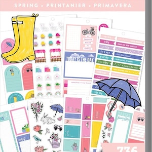 The Happy Planner - Me and My Big Ideas - Value Pack Stickers - Spring - Classic