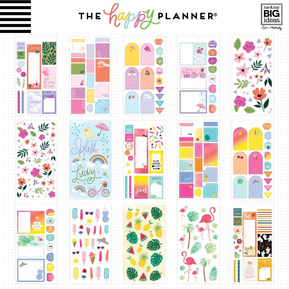 Me and My Big Ideas - the Happy Planner - Value Pack Stickers - Happy ...