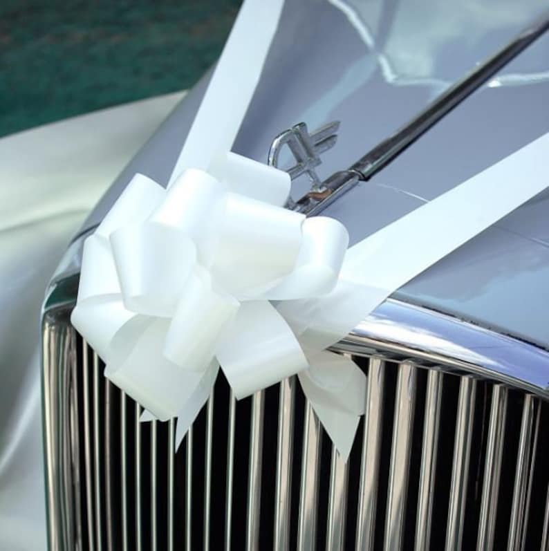 Wedding Car and Event Ribbon - 5cm X 20 Metres - White - Etsy