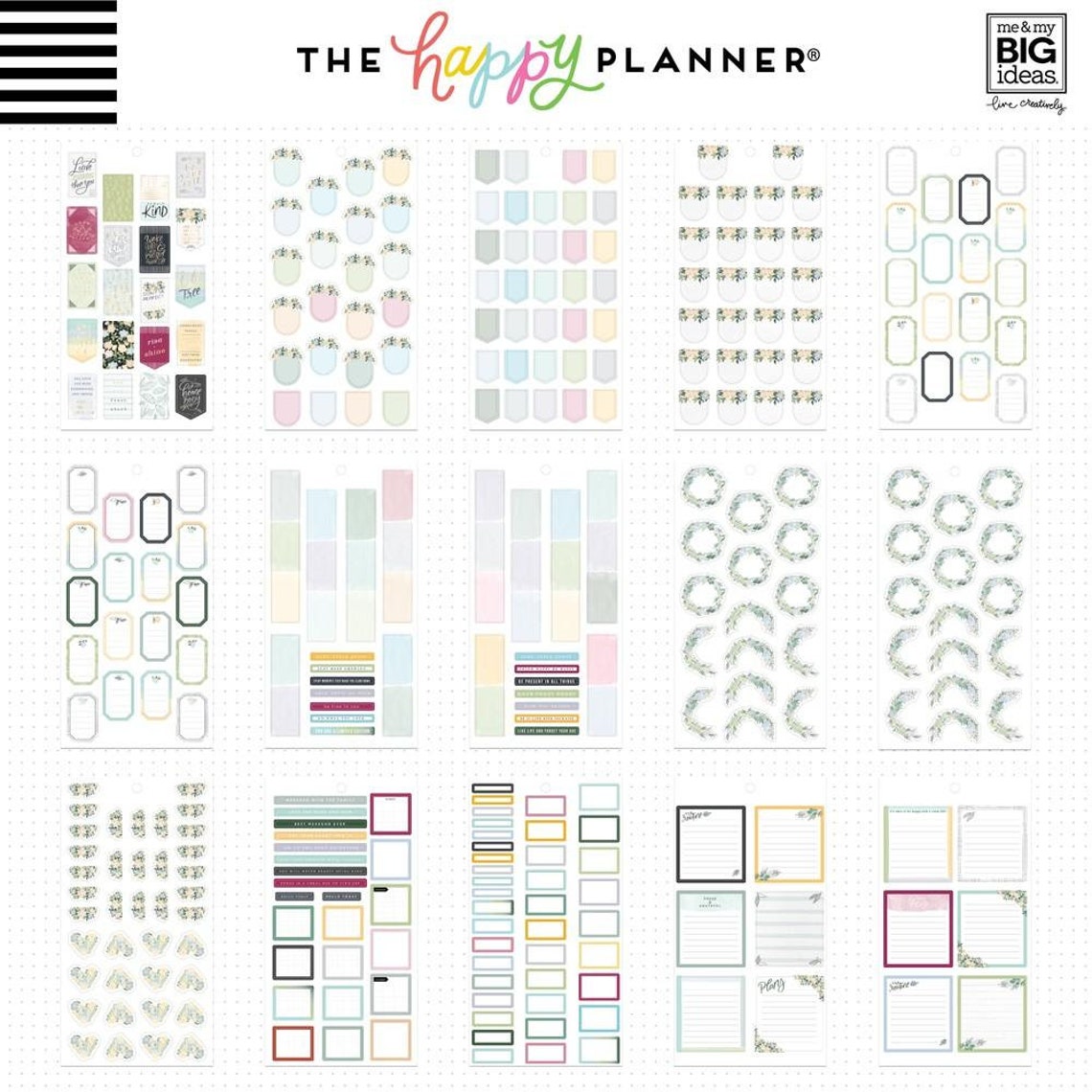 The Happy Planner Me and My Big Ideas Value Pack Stickers - Etsy