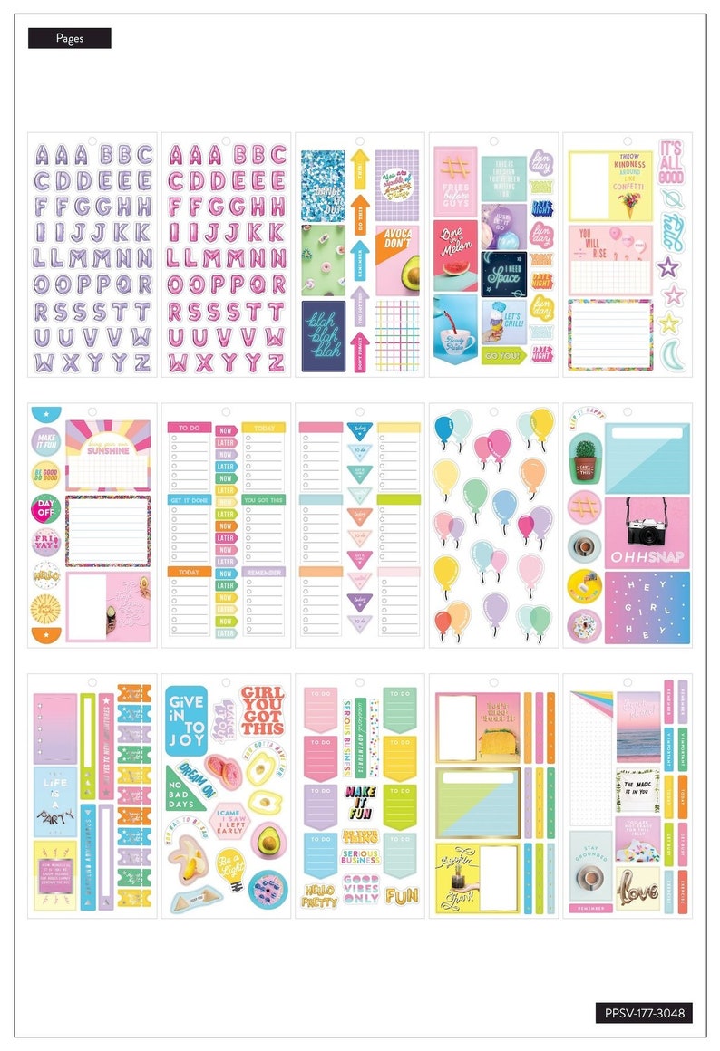 The Happy Planner Me and My Big Ideas Value Pack Stickers - Etsy