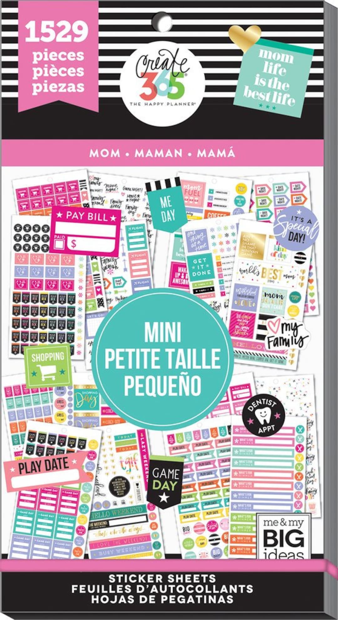 The Happy Planner - Me and My Big Ideas - Value Pack Stickers - Mom ...