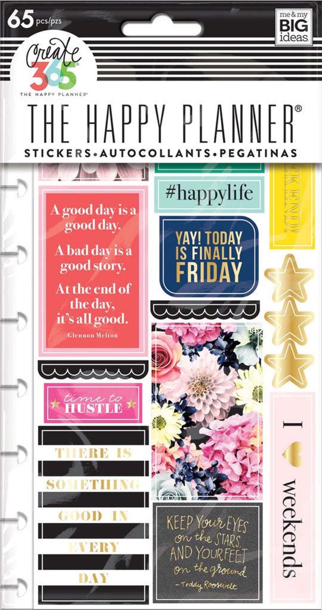 The Happy Planner Me and My Big Ideas Planner Stickers Happy Life Etsy