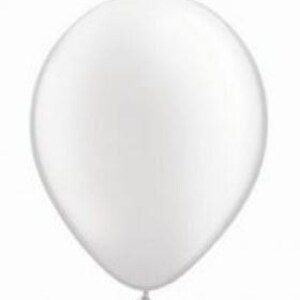 Set of 10 - 12cm Balloons - Black, Metallic Gold and Silver, Pearl White- Mini Balloon - Kid's Party, Baby Shower, Wedding, Birthday Party