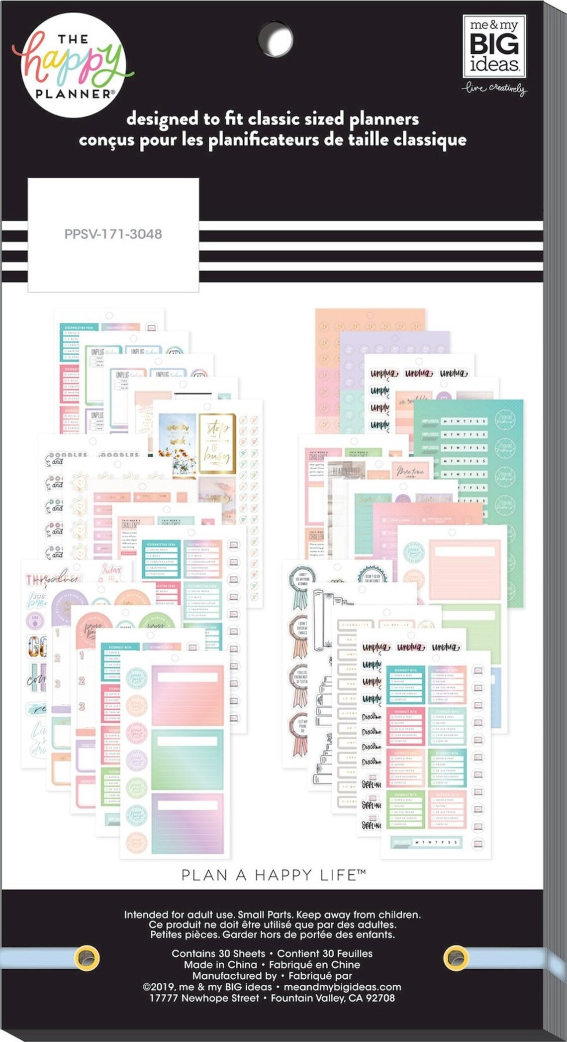 The Happy Planner Me and My Big Ideas Value Pack Stickers | Etsy