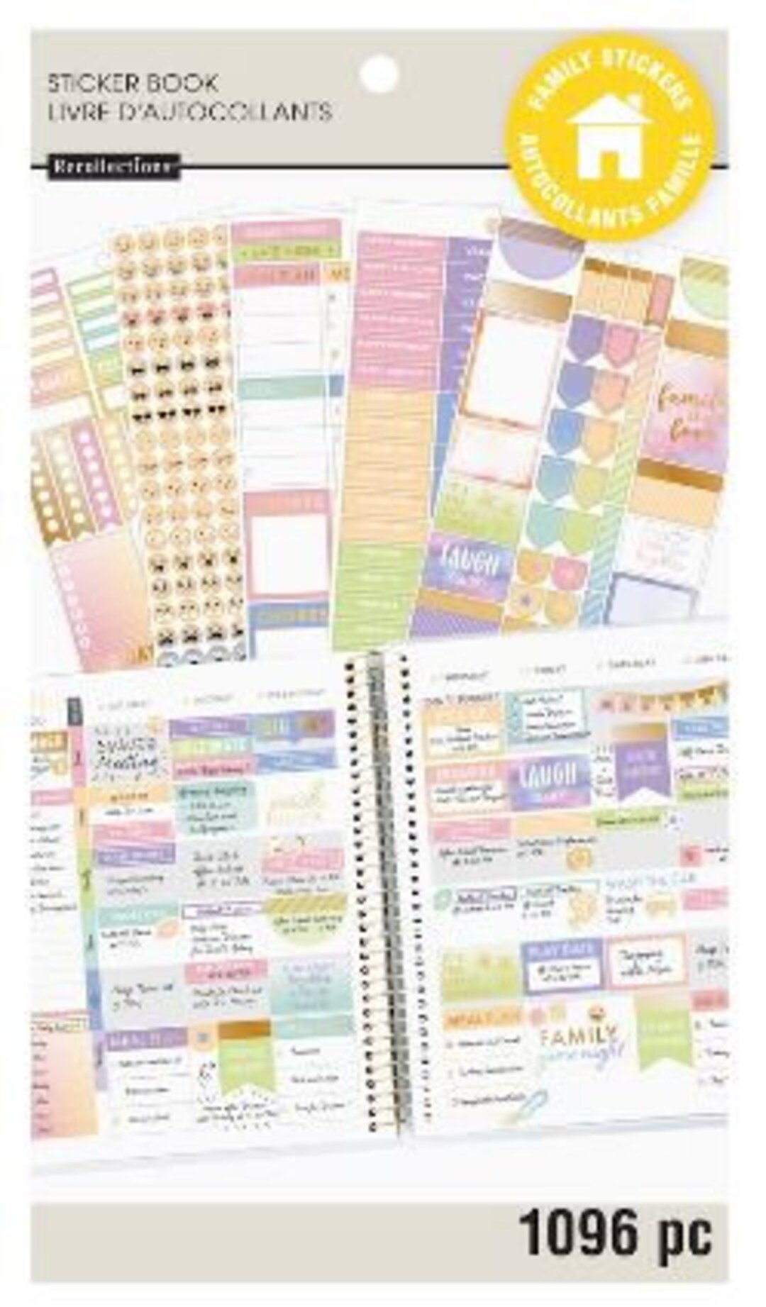 Recollections Label Sticker Template.pdf Recollections - Planner Sticker Book - Family - Etsy