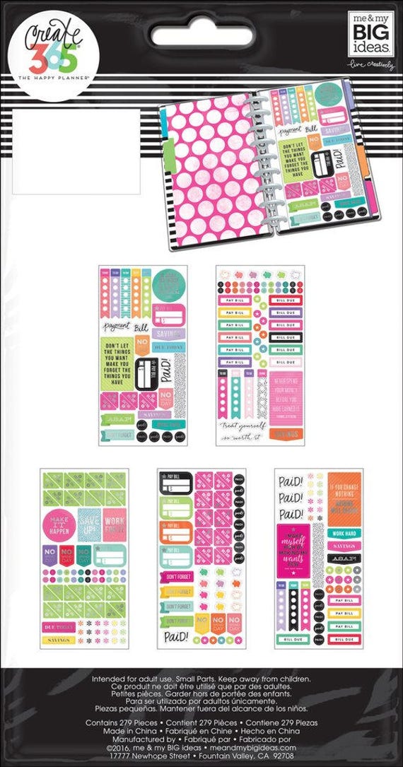 Me & My Big Ideas The Happy Planner - Classic Box Kit - Fitness