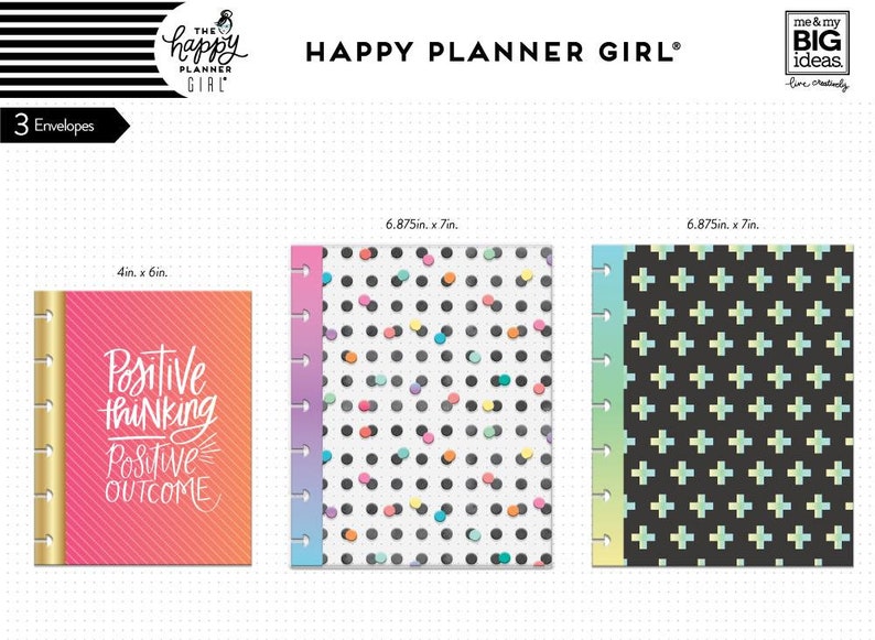 Me and My Big Ideas the Happy Planner Snapin Envelopes Etsy