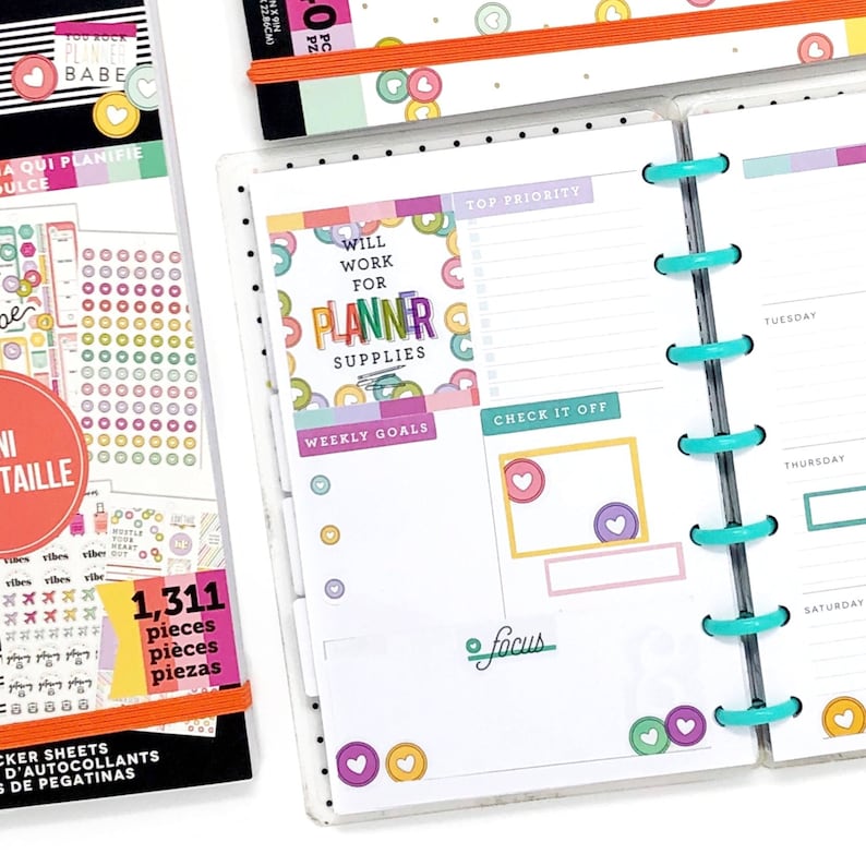 The Happy Planner Me and My Big Ideas Value Pack Stickers Etsy