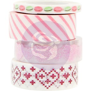 Prima Marketing - Santa Baby - Fita Washi - Conjunto de 4