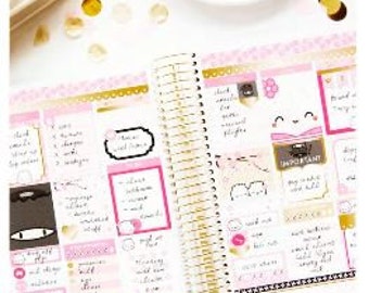 Craft Smith - Wonton in a Million - Stickerboek - Wekelijkse stickerkit - Kersenbloesem