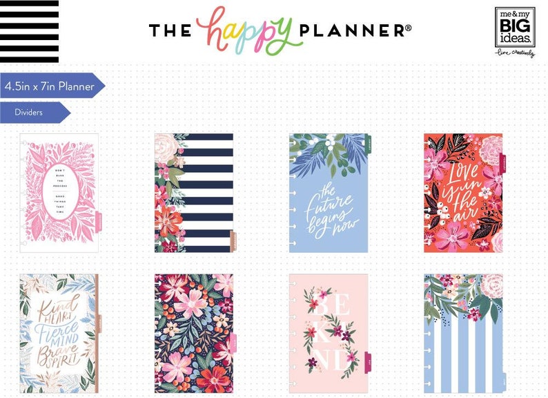 Me and My Big Ideas Mini Happy Planner Garden Blooms Etsy