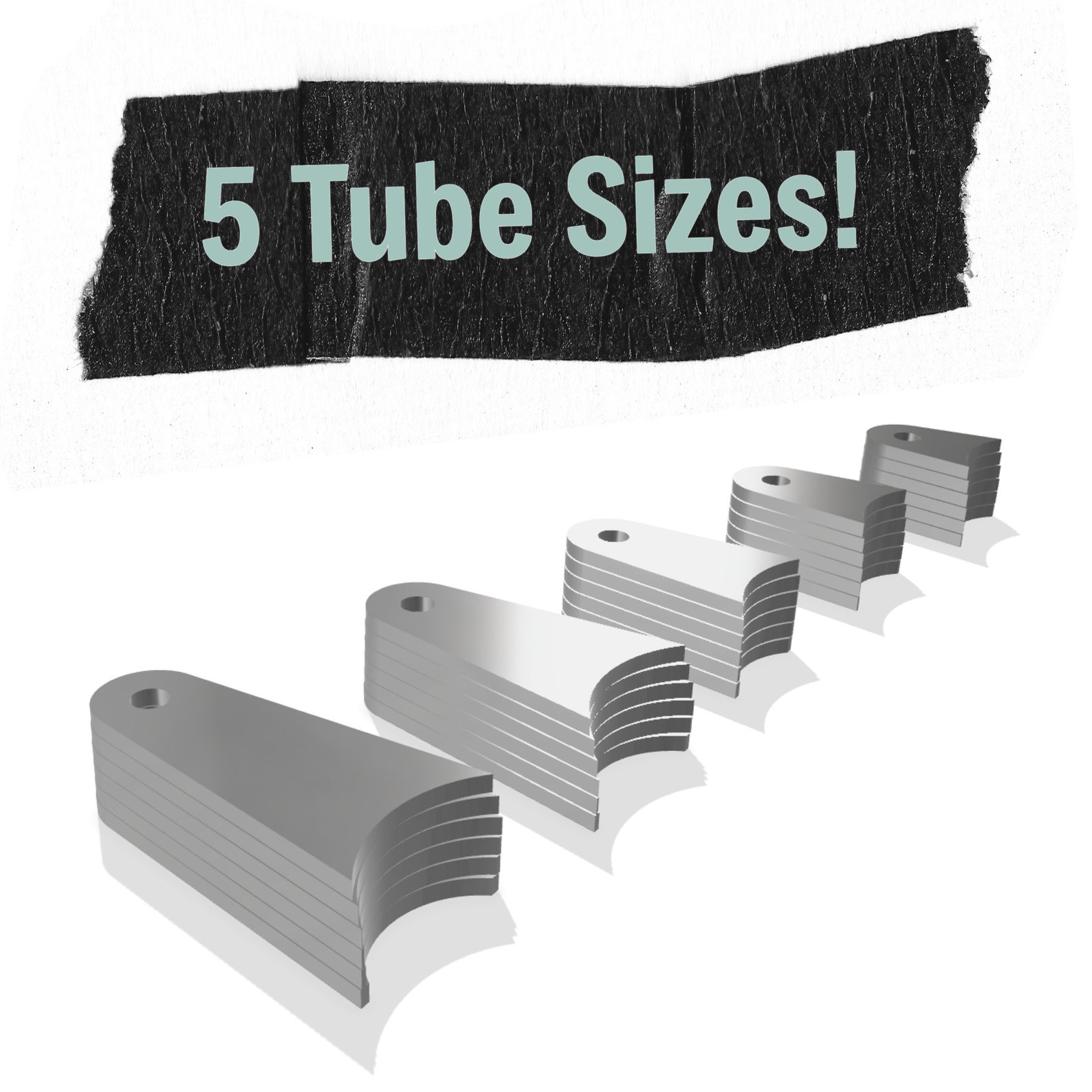 Bracket Tab 30 Axle Brackets Tab Designs, Tube Brackets, and Bolt Tabs for 2.75