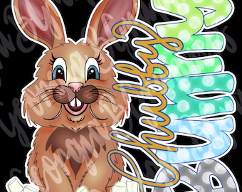 Bunny Bundle PNG  Cute Easter Bunny Digital Download Spring Sublimation Design Pastel Polka Dot Bunny Art Instant Download