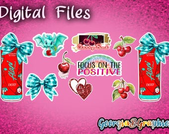 Alani themed sticker decals