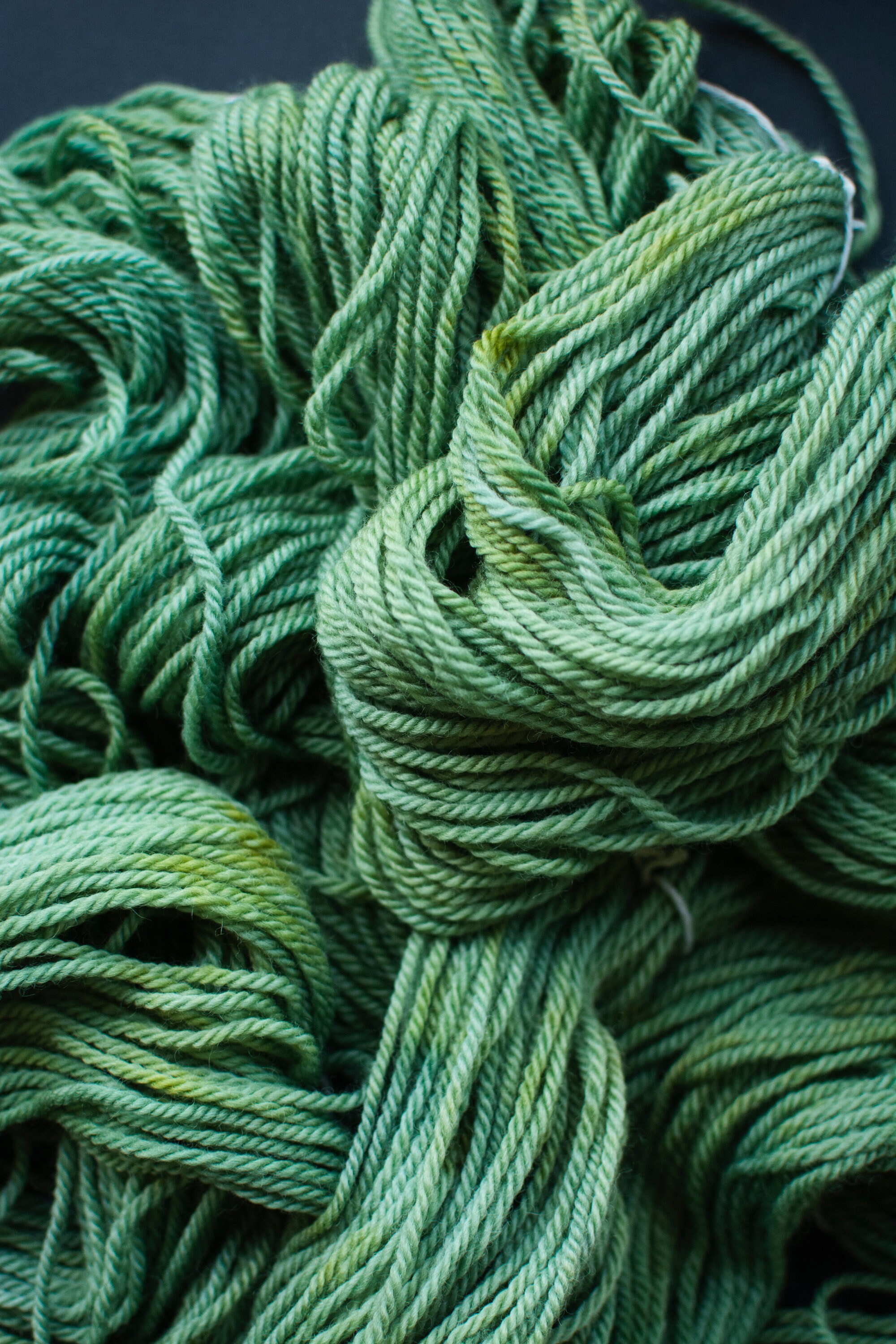 Hand dyed yarn in Sea Green 12ply New Zealand Etsy