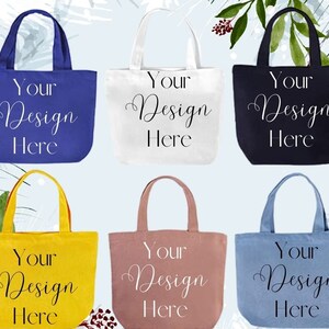 Canvas Tote Mockup | Shopping Tote Mock Up, Bag Mockup Template Mock-up | Sublimation Bag Mock Up | JPEG Digital Download