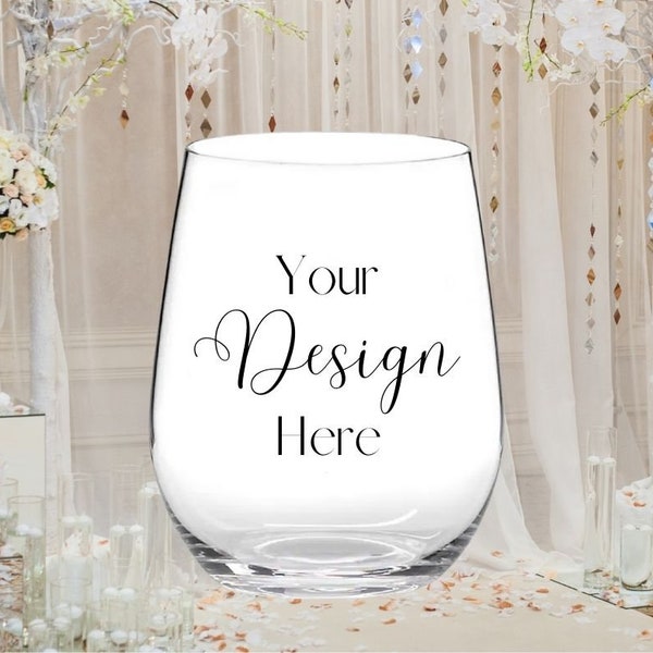 Stemless Wineglass Mockup, Wine Glass Mockup, No Stem Glass Mock Up Styled Stock Photography Wedding Photo Mock Up JPG Digital Download