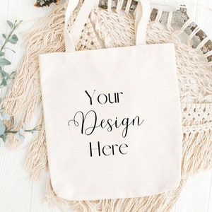 Canvas Tote Mockup | Shopping Tote Mock Up, Bag Mockup Template Mock-up | Sublimation Bag Mock Up | JPEG Digital Download
