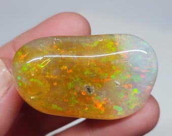 Natural Ethiopian Carved & Polished Opal Specimen Gemstone #562