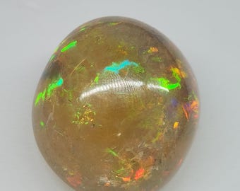 Natural Ethiopian Carved & Polished Opal Specimen Gemstone #566