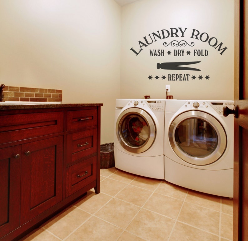 Laundry Room Decor Wall Decals Decal Sign