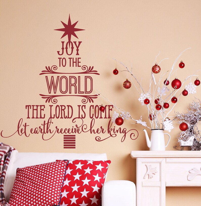 Holiday Decor Happy Holidays Wall Decal Decoration Gift