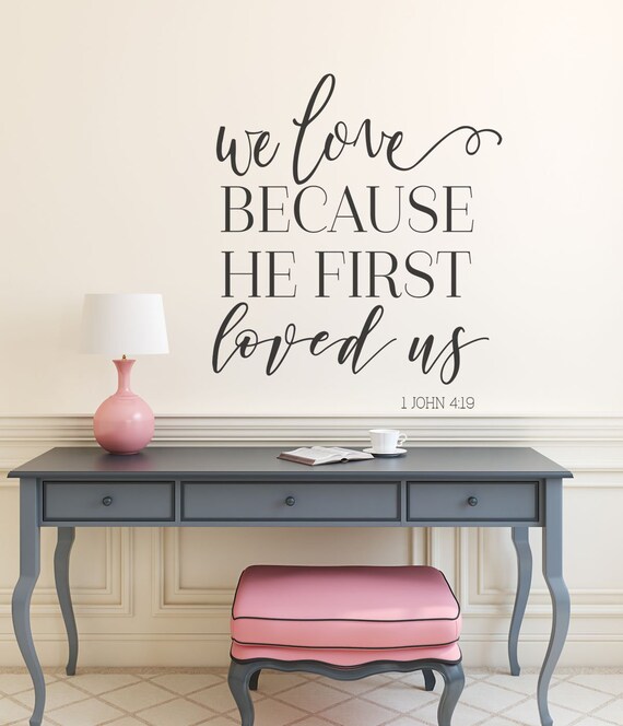 vinyl wall decal wall sticker scripture wall art wall | etsy