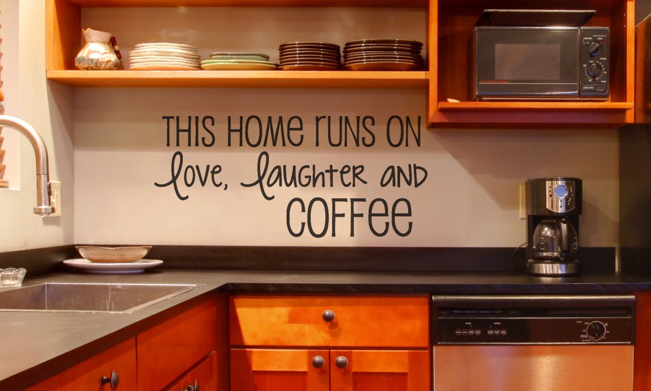 Kitchen Wall Decals Black Wall Decals Coffee