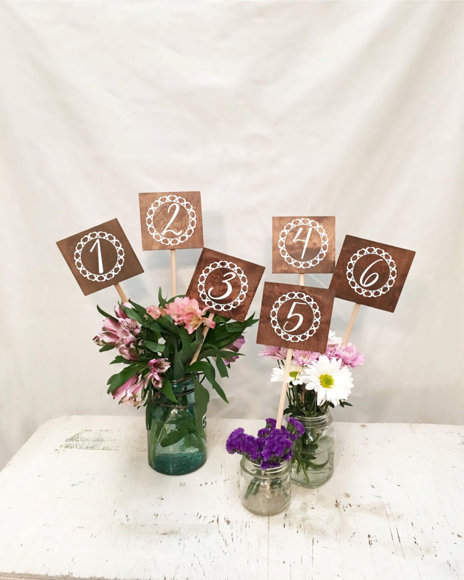 wooden-table-numbers-on-sticks-for-wedding-in-8-colors-etsy