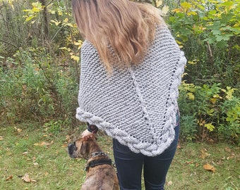 Eira Wrap/Shawl Knitting Pattern