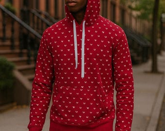 True Religion Red World Tour Hoodie Sweatshirt Men’s M
