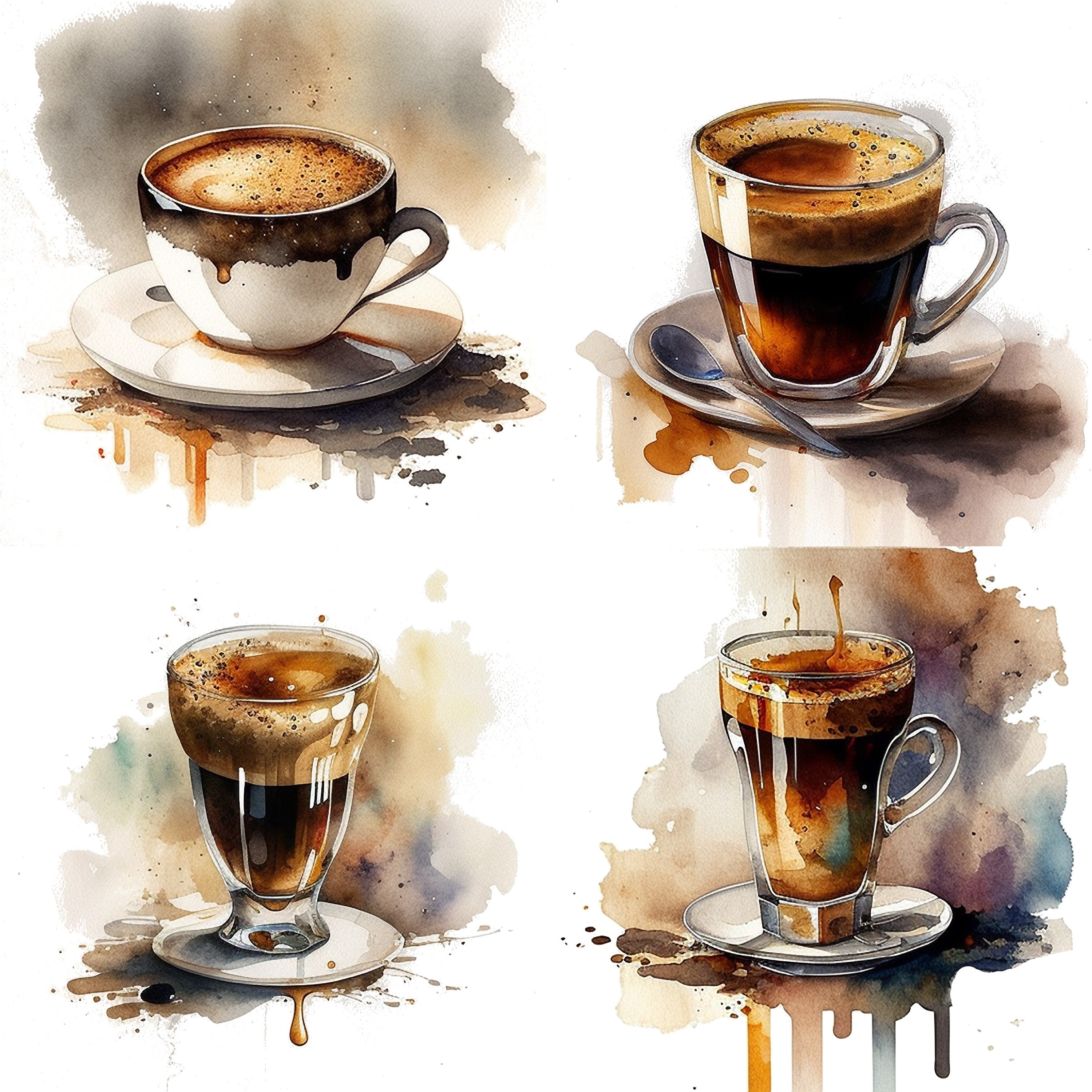 La Rochere Troquet Assorted Espresso Cup - Set of 4. From France! -  European Splendor®