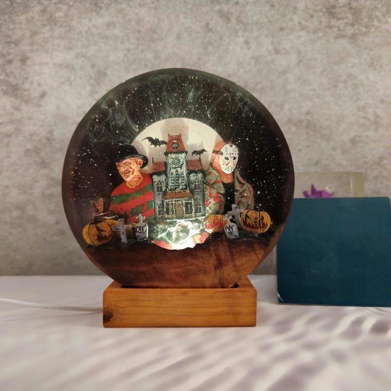 Halloween Lamp, Jason Voorhees & Freddy Krueger Halloween Gift