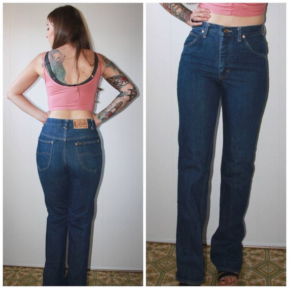 medium dark wash jeans