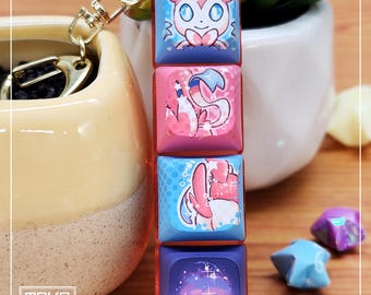 Sylveon Keycap Set - KEYCAPS ONLY -