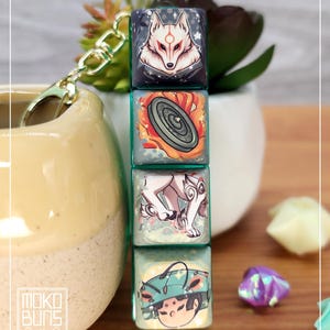 Jouet accrocheur Keycap d'Okami